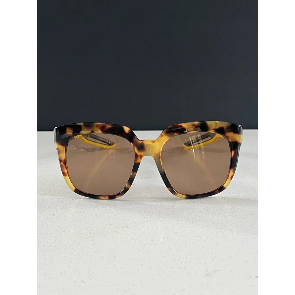 BALENCIAGA Core 54MM tortoiseshell brown Square Sunglasses